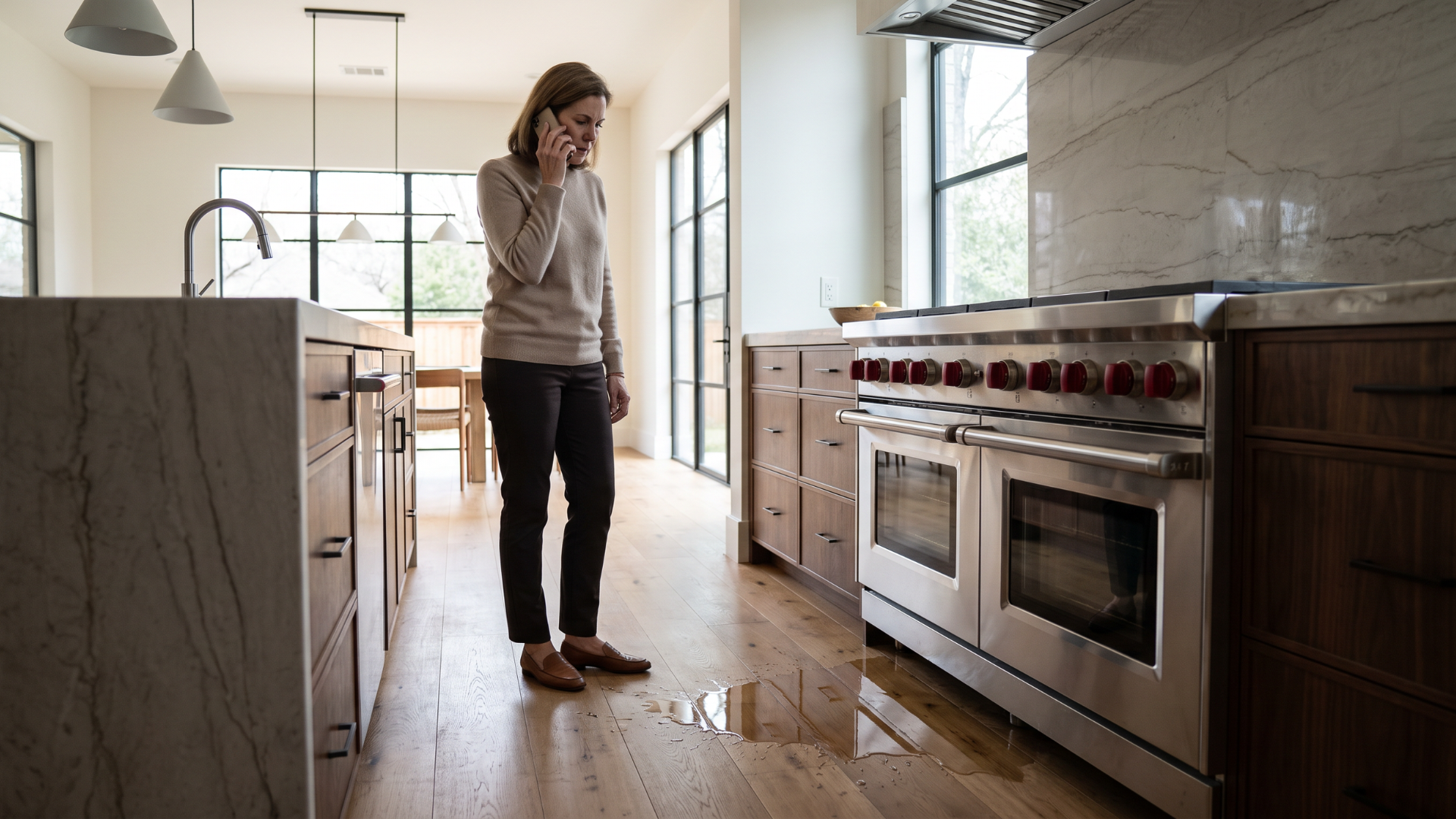 Wolf Range After a Houston Slab Flood Inspection Checklist Before You Try to Light a Burner
